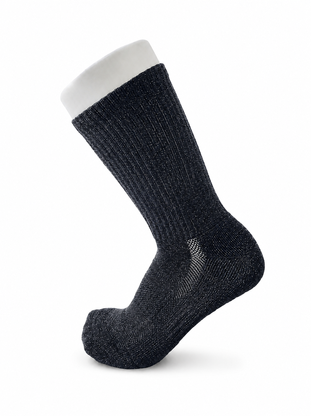 Metallic Black Jock Sock