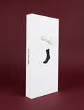 Metallic Black Satin Ribbon Jock Sock