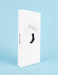 Metallic Black Satin Ribbon Jock Sock