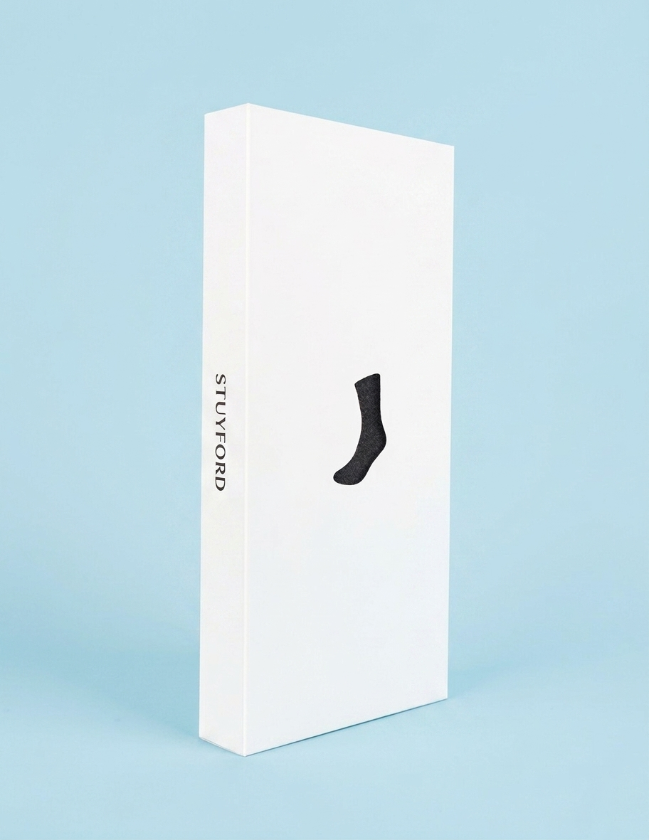 Metallic Black Jock Sock